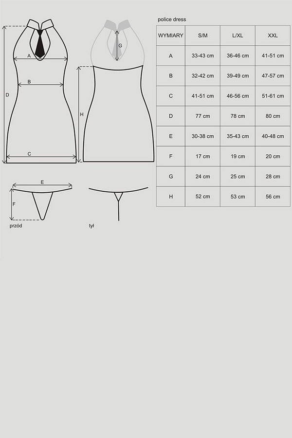 5-teiliges Police-Kostüm Set