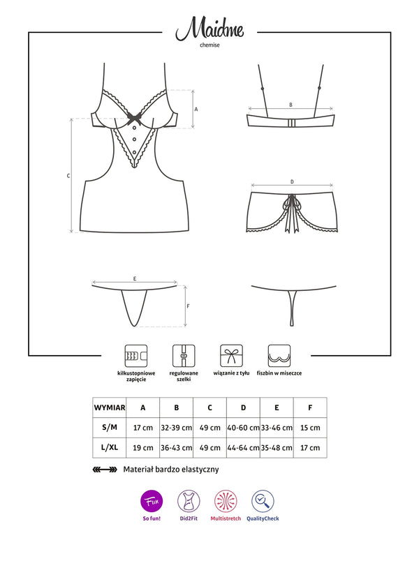 Hausmädchen-Chemise