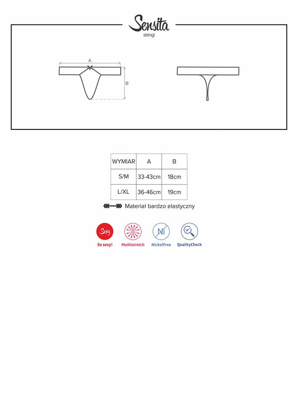 Sensita String weiß