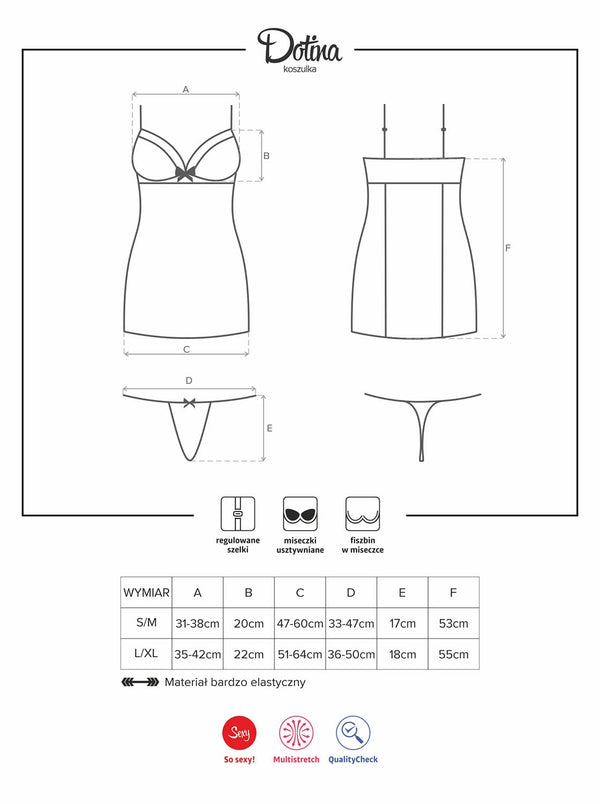 Dotina Chemise + String