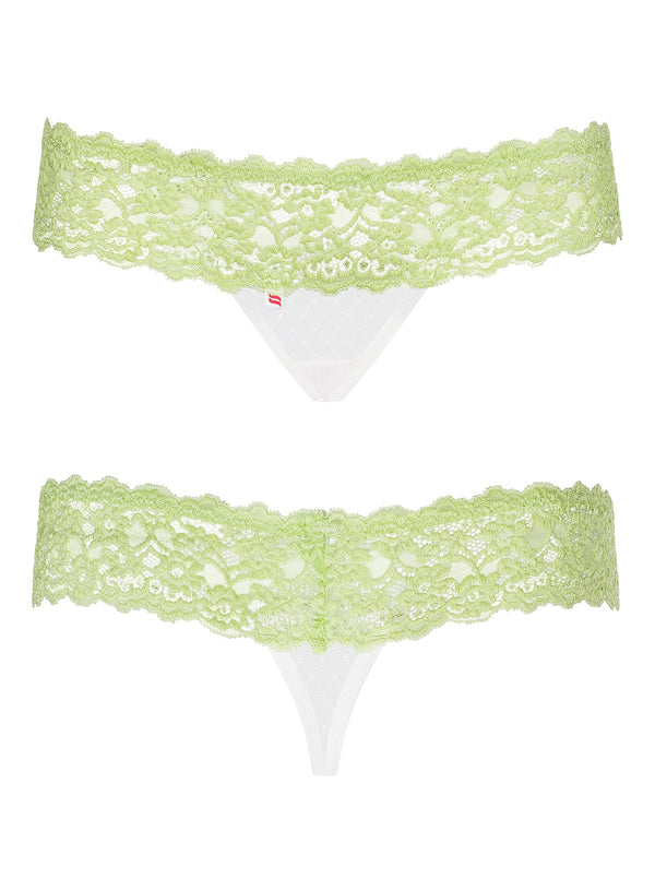 Lacea Shorties & String Duopack grün