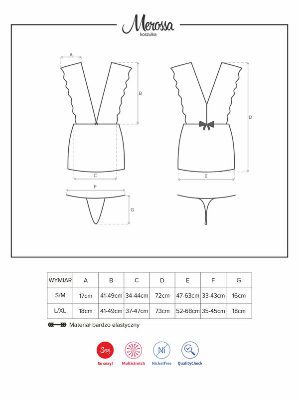 Merossa Chemise + String