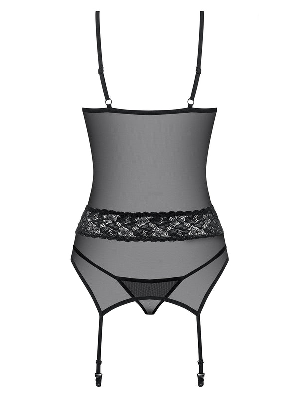812-COR-1 Corsage schwarz