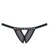 812-THC-1 Crotchless Thong schwarz