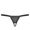 812-THC-1 Crotchless Thong schwarz