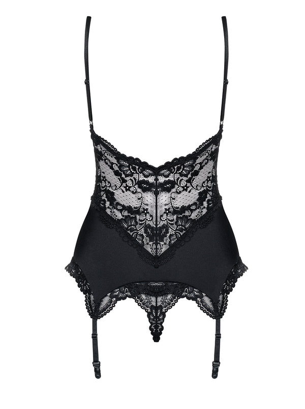 810-COR-1 Corsage schwarz