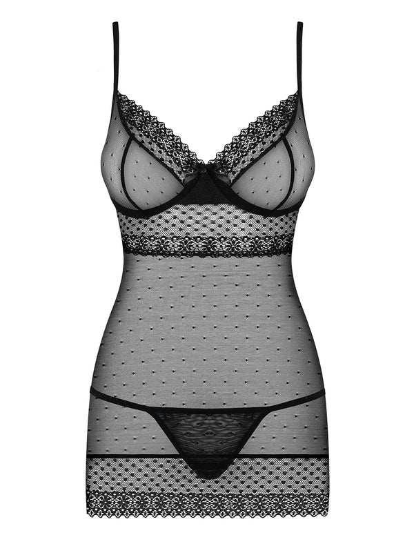 817-CHE-1 Chemise schwarz