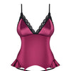 845-COR-5 Corsage burgund