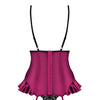 845-COR-5 Corsage burgund