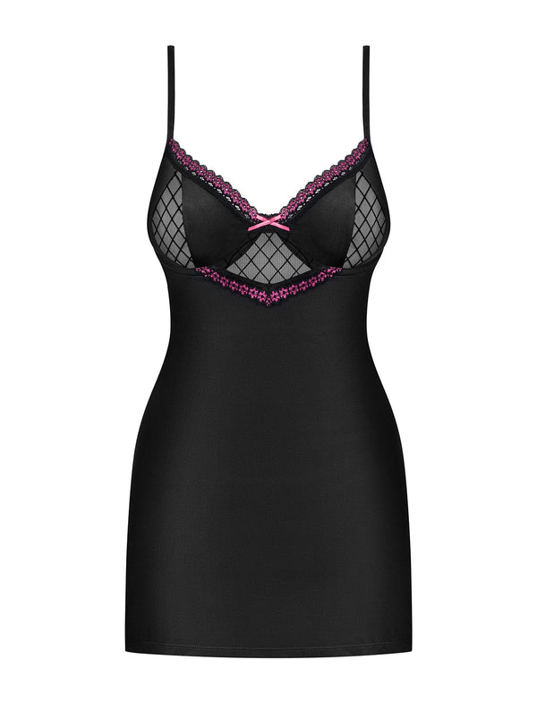 819-CHE-1 Chemise schwarz