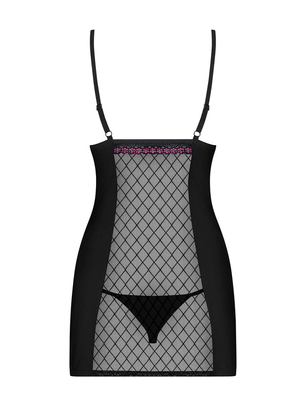 819-CHE-1 Chemise schwarz