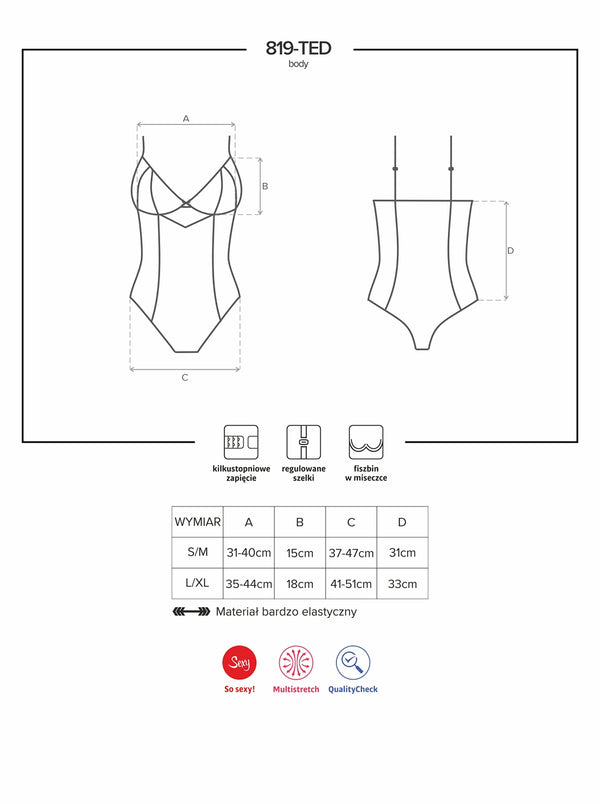 819-TED-1 Teddy schwarz