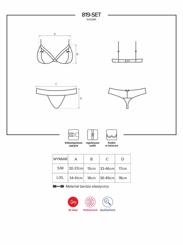 819-SEG-1 Set schwarz