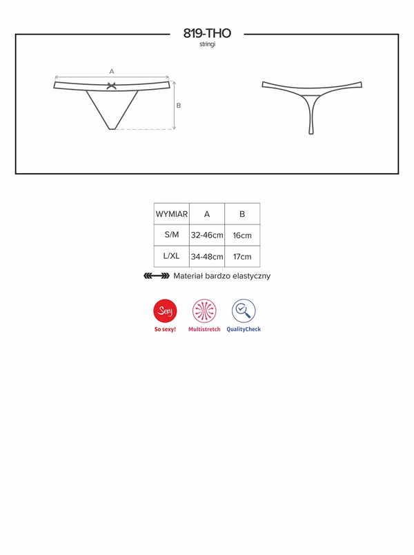 819-THO-1 String schwarz