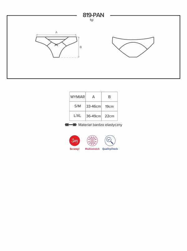 819-PAN-1 Panties schwarz