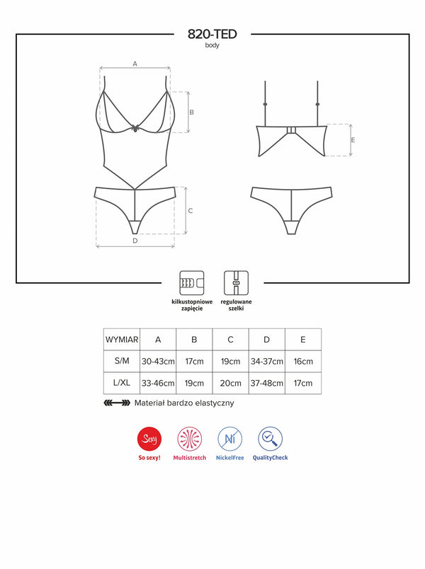 820-TED-1 Teddy schwarz
