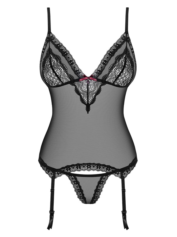 820-COR-1 Corsage schwarz