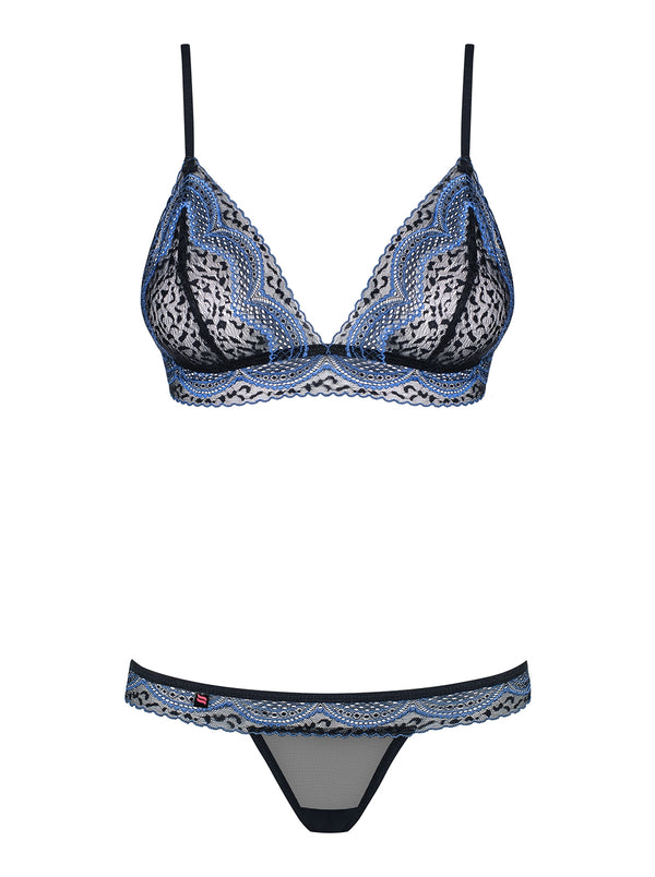 844-SET-1 Set schwarz-saphir