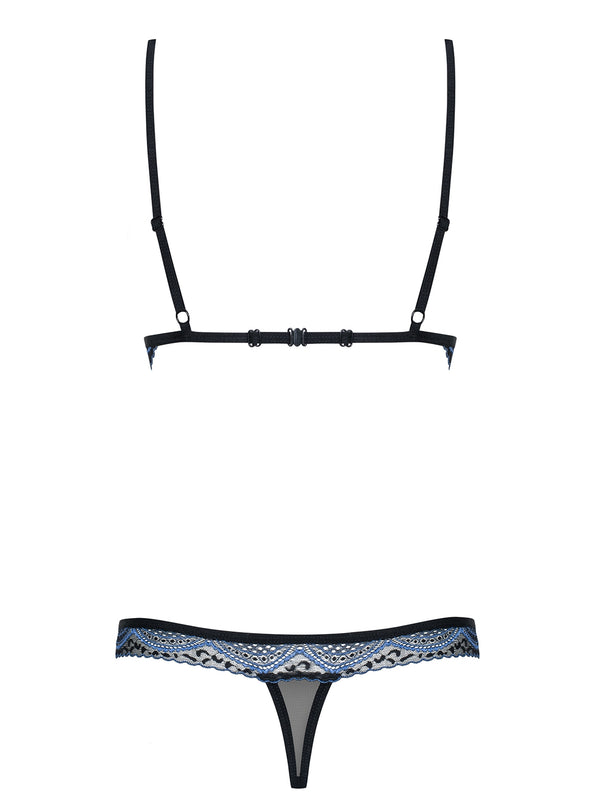 844-SET-1 Set schwarz-saphir