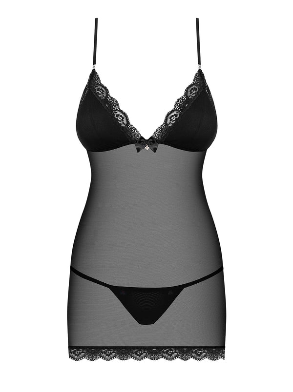 841-CHE-1 Chemise schwarz