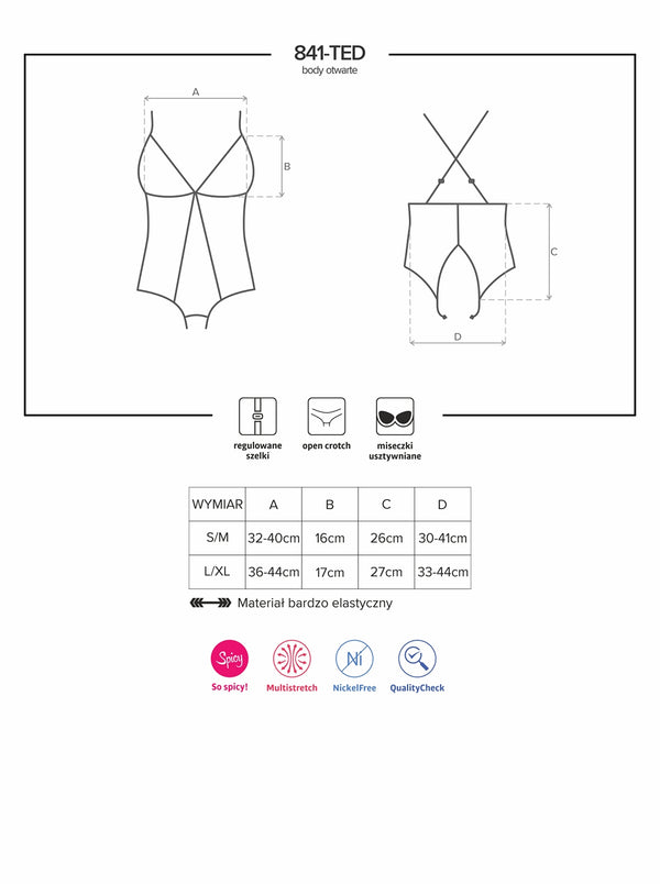 841-TED-1 Teddy schwarz