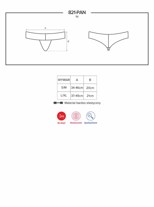 821-PAN-1 Panties schwarz