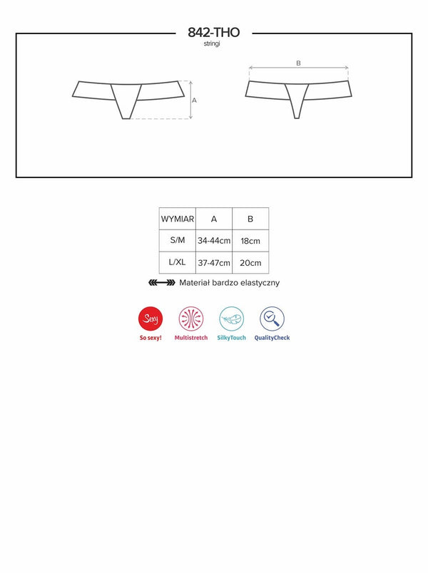842-THO-5 String burgund
