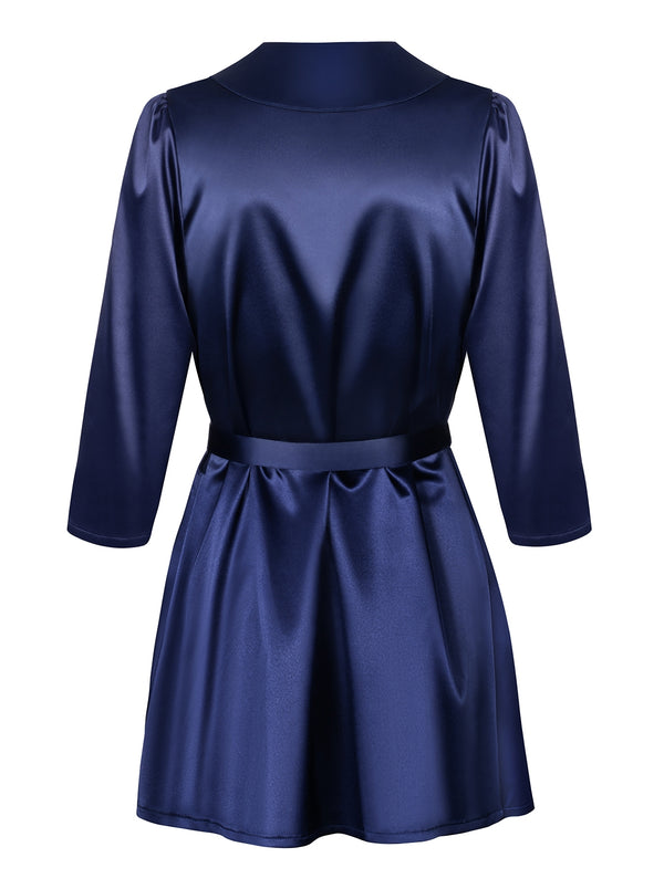 Satinia Robe dunkelblau