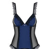 825-COR-6 Corsage dunkelblau