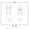 825-COR-6 Corsage dunkelblau