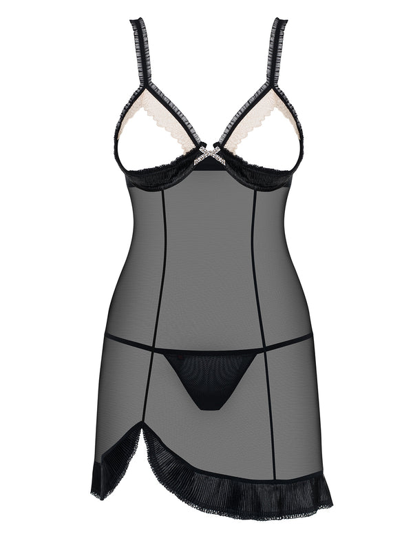 826-CHE-1 Chemise schwarz