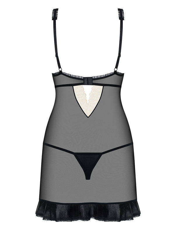 826-CHE-1 Chemise schwarz