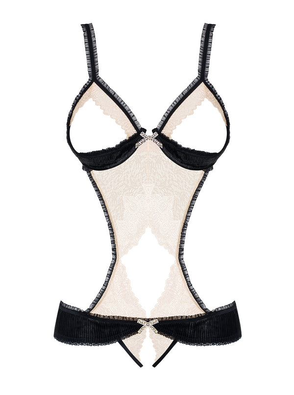 826-TED-4 Teddy beige-schwarz