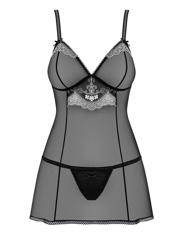 840-BAB-1 Babydoll schwarz