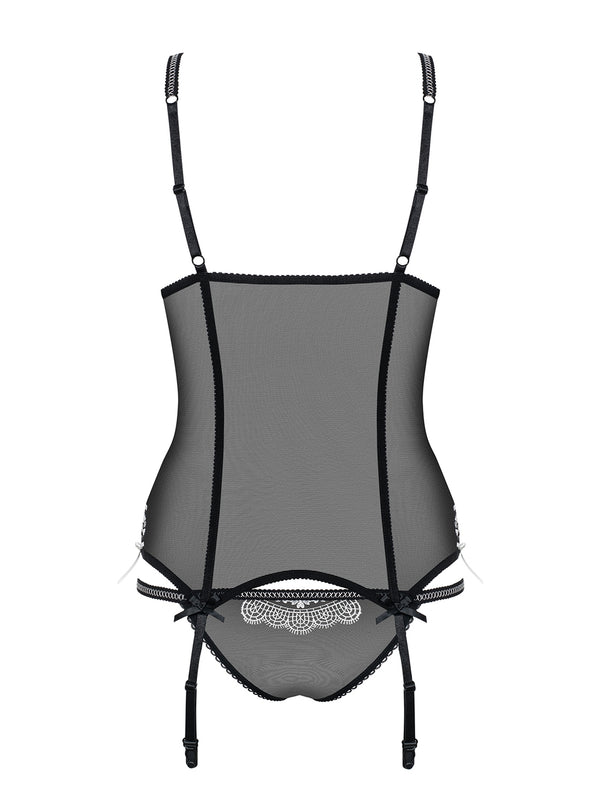 840-COR-1 Corsage schwarz