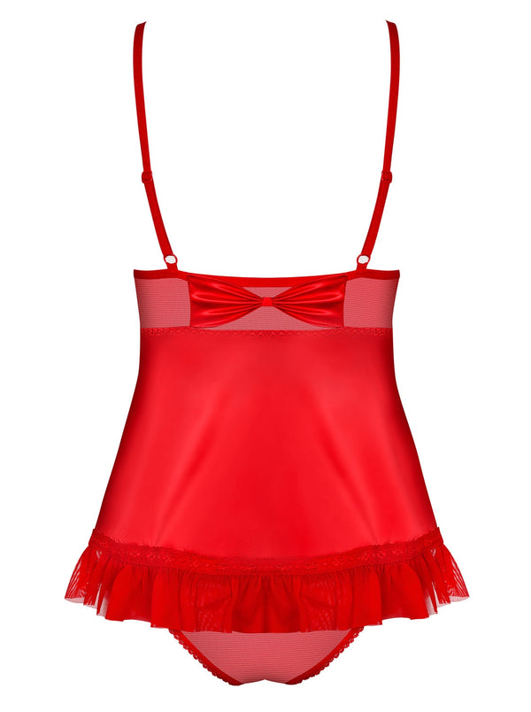 827-BAB-3 Babydoll rot