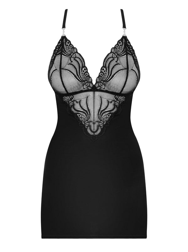 828-CHE-1 Chemise schwarz