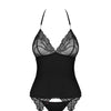 828-COR-1 Corsage schwarz