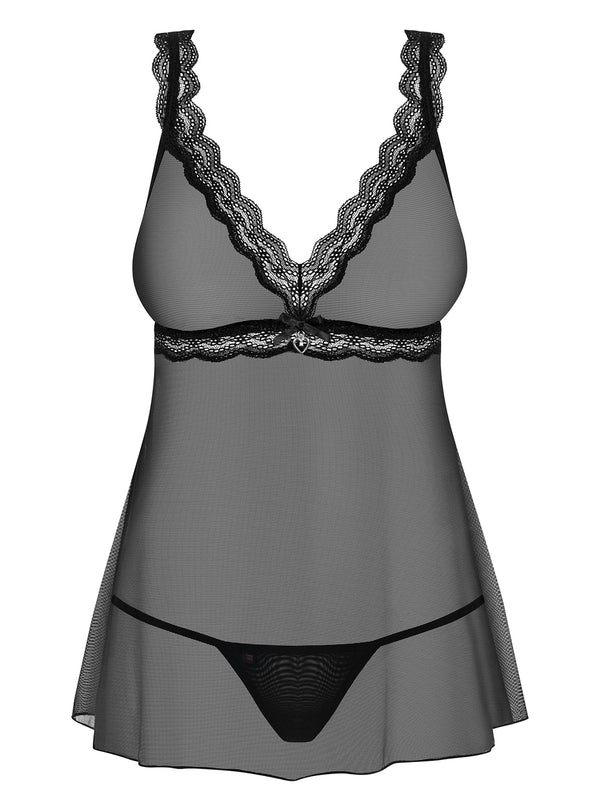 839-BAB-1 Babydoll schwarz