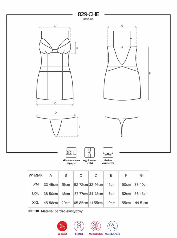 829-CHE-3 Chemise rot