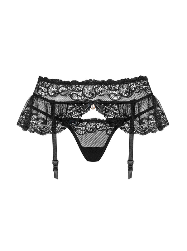 830-GAR-1 Garter Belt schwarz