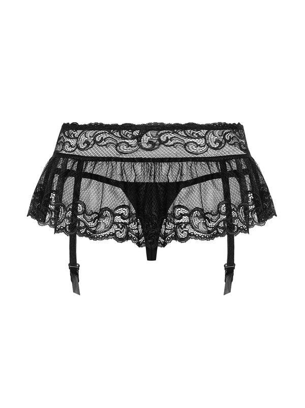 830-GAR-1 Garter Belt schwarz