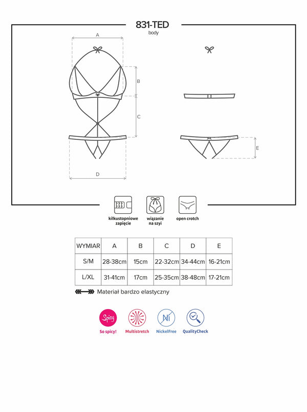 831-TED-1 Teddy schwarz