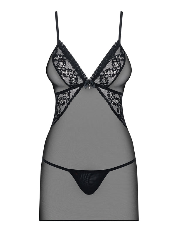 837-CHE-1 Chemise schwarz