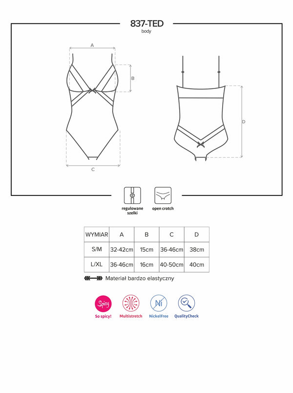 837-TED-1 Teddy schwarz
