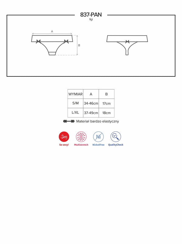 837-PAN-1 Panties schwarz