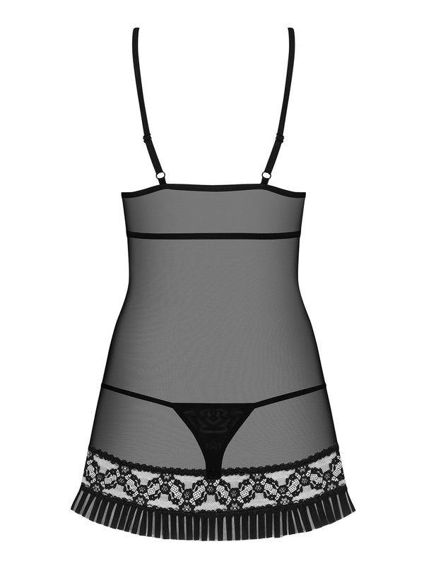 837-BAB-1 Babydoll schwarz