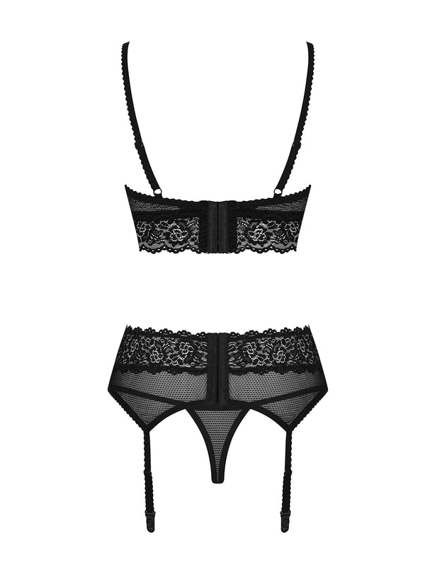 852-SEG-1 Dessous Set schwarz