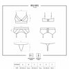 852-SEG-1 Dessous Set schwarz