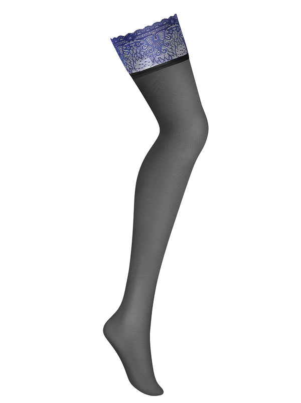 850-STO-6 Stockings schwarz-blau